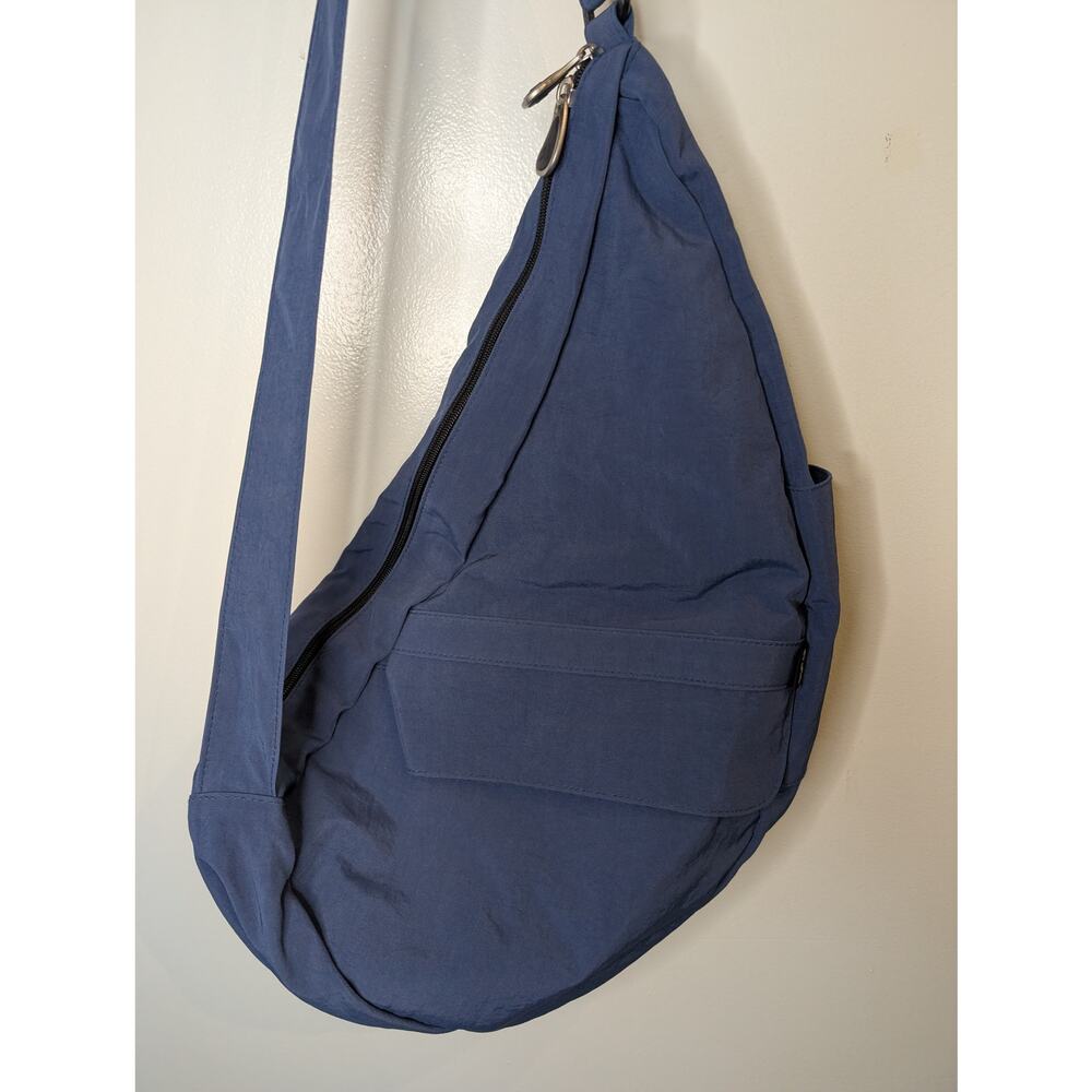 Ameribag Healthy Back Bag Navy Blue Crossbody Sling Ergonomic Kingspoint USA - Picture 2 of 10